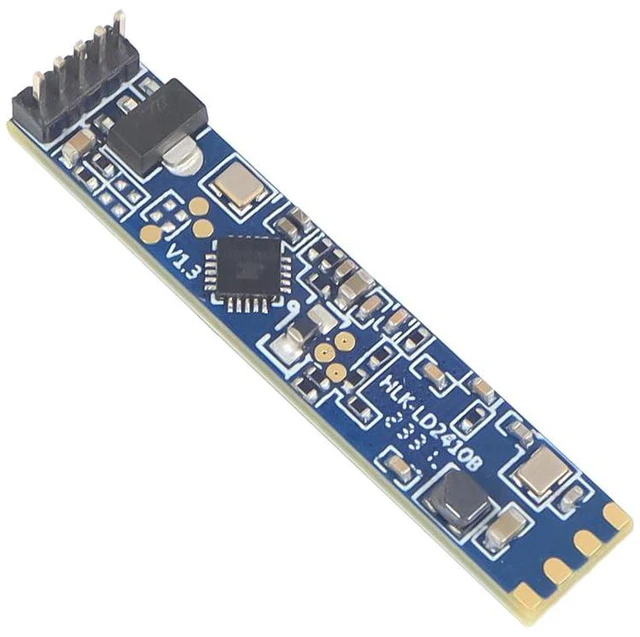 Alt view image 3 of 7 - AJMRTC LD2410B 24GHz Millimeter Wave Human Presence Radar Sensor Module, Smart FMCW Radar Detector with GPIO & UART Output, Static Micro-Motion Detection Module Only for Smart Home DIY