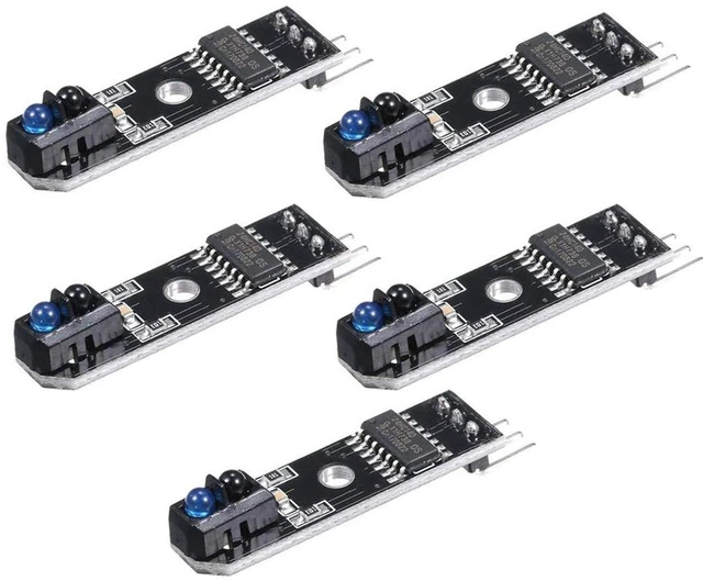 Main image of AJMRTC 5Pcs TCRT5000 Infrared Tracking Sensor Module, 5V Single Channel Line Tracing Module, Intelligent Car Infrared Line Tracking Probe for Robot DIY, Obstacle Avoidance and Path Detection