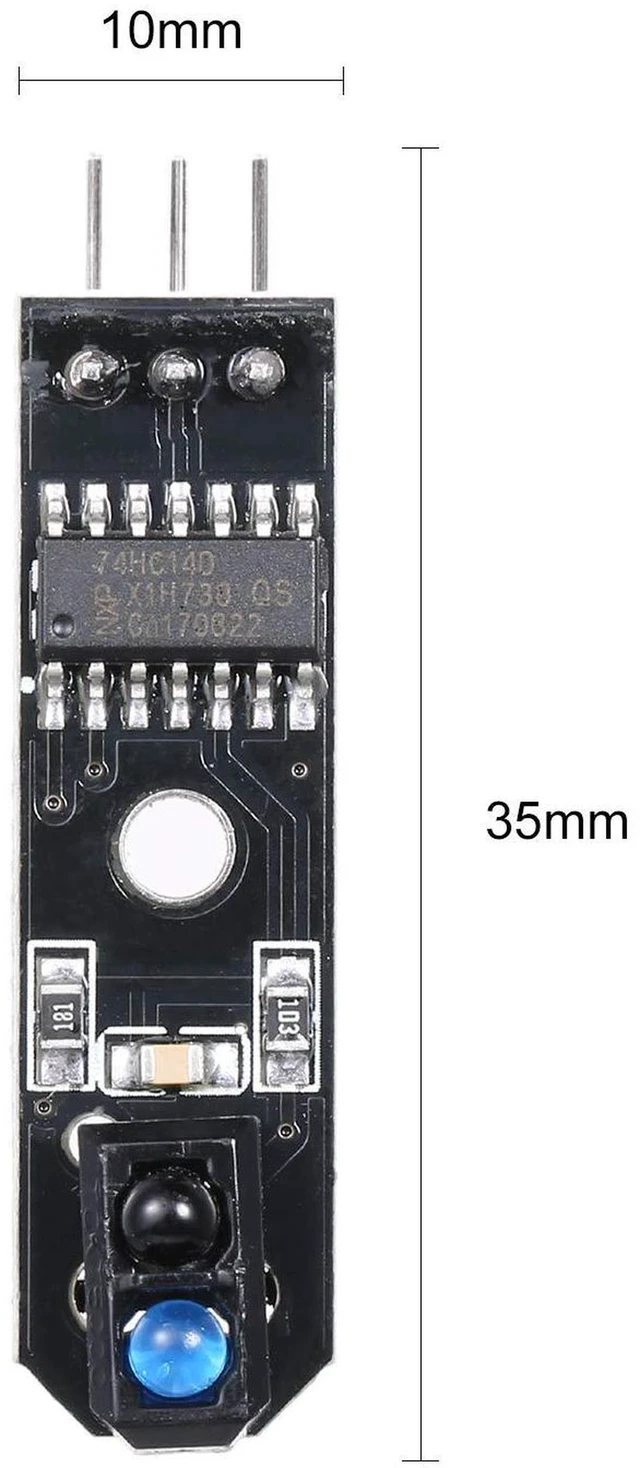 Alt view image 6 of 7 - AJMRTC 5Pcs TCRT5000 Infrared Tracking Sensor Module, 5V Single Channel Line Tracing Module, Intelligent Car Infrared Line Tracking Probe for Robot DIY, Obstacle Avoidance and Path Detection