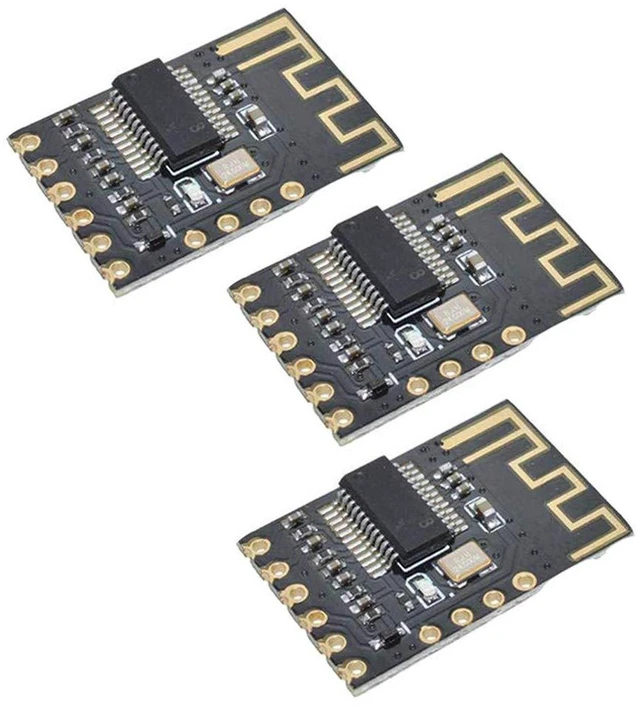 Main image of AJMRTC 3Pcs M18 Bluetooth 4.2 MP3 Lossless Decoder Board, Wireless Bluetooth Audio Receiver Module, Support TF Card USB AUX Playback for DIY Speaker and Audio Modification