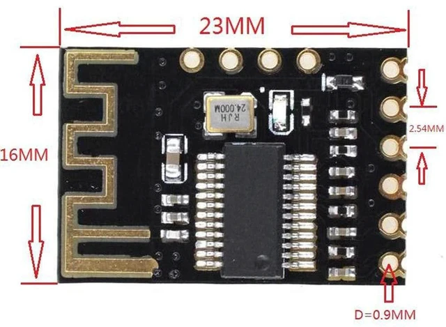 Alt view image 6 of 6 - AJMRTC 3Pcs M18 Bluetooth 4.2 MP3 Lossless Decoder Board, Wireless Bluetooth Audio Receiver Module, Support TF Card USB AUX Playback for DIY Speaker and Audio Modification