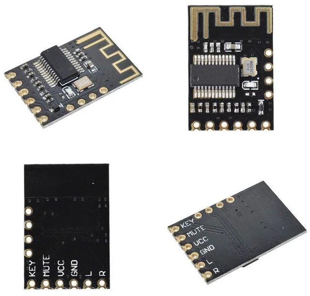 Alt view image 3 of 6 - AJMRTC 3Pcs M18 Bluetooth 4.2 MP3 Lossless Decoder Board, Wireless Bluetooth Audio Receiver Module, Support TF Card USB AUX Playback for DIY Speaker and Audio Modification