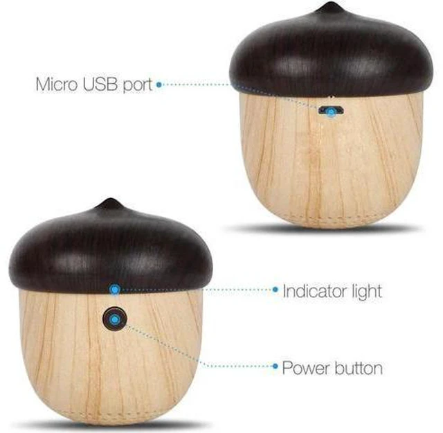 Alt view image 5 of 7 - AJMRTC Mini Nut Shaped Wireless Bluetooth Speaker with Lanyard, Portable Cute Acorn Style Bluetooth Audio Player, Small Outdoor Speaker Compatible with iPhone, iPad, Android Smartphones