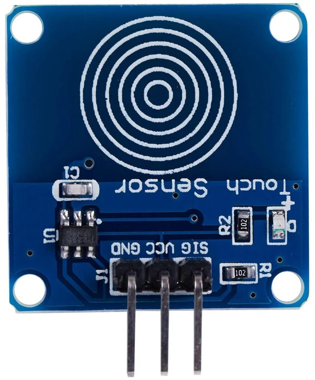 Alt view image 4 of 5 - AJMRTC 10Pcs TTP223B Capacitive Touch Sensor Module, Digital Capacitive Touch Switch Module, Single Channel Touch Button Detector Board for Arduino ESP32 Raspberry Pi DIY Smart Home Project