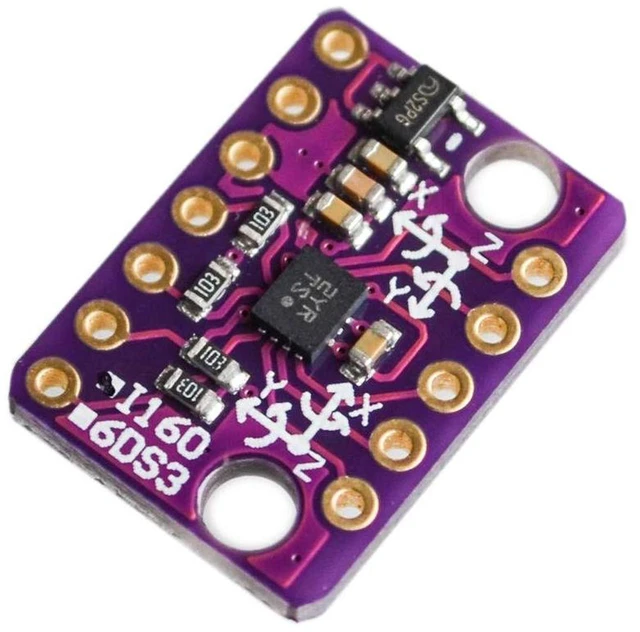 Alt view image 3 of 4 - AJMRTC BMI160 6-Axis Inertial Measurement Sensor Module, 3-Axis Accelerometer + 3-Axis Gyroscope Gravity Sensor, Support I2C & SPI Interface with Built-in PMU for Arduino ESP32 STM32 DIY Project