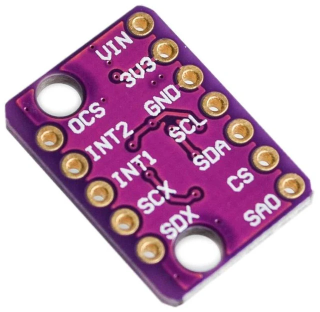 Alt view image 2 of 4 - AJMRTC BMI160 6-Axis Inertial Measurement Sensor Module, 3-Axis Accelerometer + 3-Axis Gyroscope Gravity Sensor, Support I2C & SPI Interface with Built-in PMU for Arduino ESP32 STM32 DIY Project