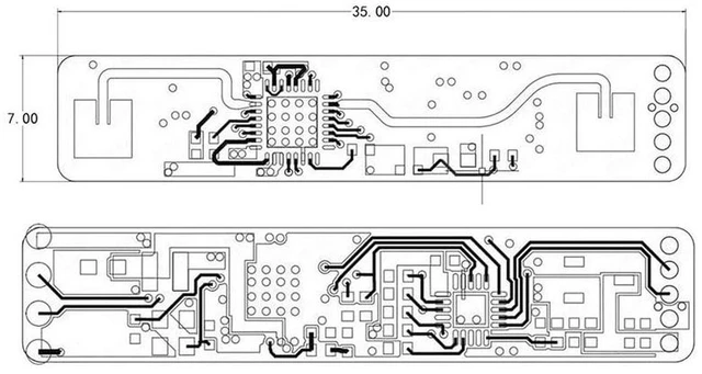 Alt view image 3 of 4 - AJMRTC HLK-LD2410D 24GHz Millimeter Wave Human Presence Radar Sensor Module, FMCW Perception Switch, 0.75m Distance Resolution, Supports GPIO & UART Output, Smart Human Detection Module Only