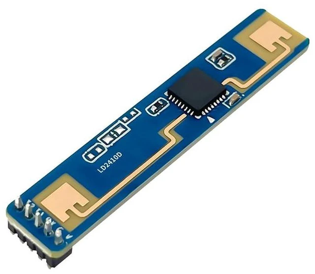 Alt view image 2 of 4 - AJMRTC HLK-LD2410D 24GHz Millimeter Wave Human Presence Radar Sensor Module, FMCW Perception Switch, 0.75m Distance Resolution, Supports GPIO & UART Output, Smart Human Detection Module Only