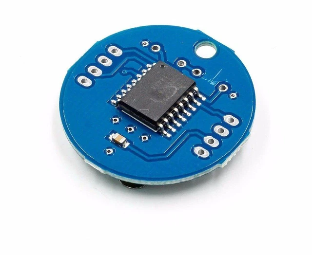 Alt view image 5 of 7 - AJMRTC 2Pcs DS3231SN RTC Real Time Clock Module V2.0, I2C Precision Timekeeping Memory Board with Pin Header, CR2032 Battery Backup Module for Arduino ESP32 STM32 DIY Clock Project