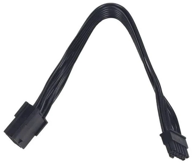 Alt view image 2 of 7 - AJMRTC Dual PCIe 6+2 8Pin Female to Mini 12Pin Male GPU Power Adapter Cable, Double 8Pin to 12Pin Graphics Card Power Converter Cable Compatible with NVIDIA GeForce RTX 3080 RTX 3090 RTX 30 Series GPU