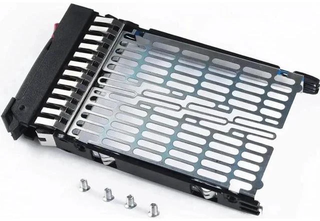 Alt view image 4 of 6 - AJMRTC 2-Pack 2.5 Inch Hard Drive Tray Caddy 378343-002 371593-001, SAS SATA SSD HDD Hot Swap Mounting Sled Compatible with ProLiant DL380 DL360 G6 DL580 DL585 G5 ML570 G4 Server