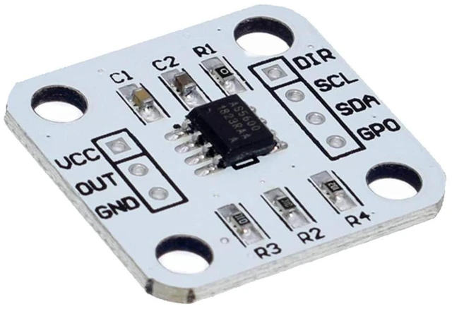 Alt view image 5 of 7 - AJMRTC 2Pcs AS5600 Magnetic Encoder Module, 12-Bit High Precision Magnetic Angle Measurement Sensor, Contactless Rotary Position Sensor with I2C Analog PWM Output for Arduino, STM32, Robot Closed-Loop