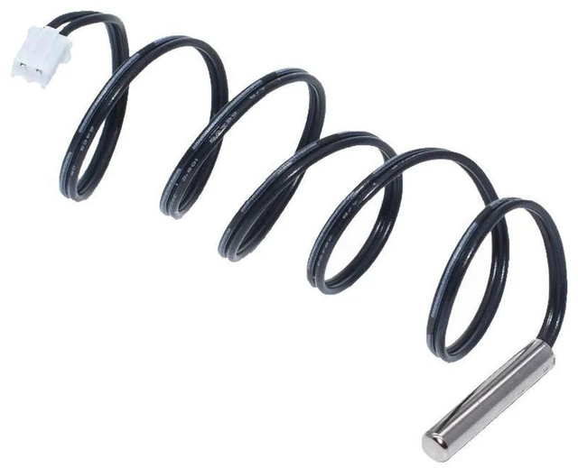 Alt view image 2 of 4 - AJMRTC 5Pcs NTC Thermistor Temperature Sensor Probes, 100K 1% Tolerance B3950 Waterproof NTC Temperature Sensors, High Precision Metal Probe for 3D Printer, Boiler, HVAC, DIY Temperature Control Proje