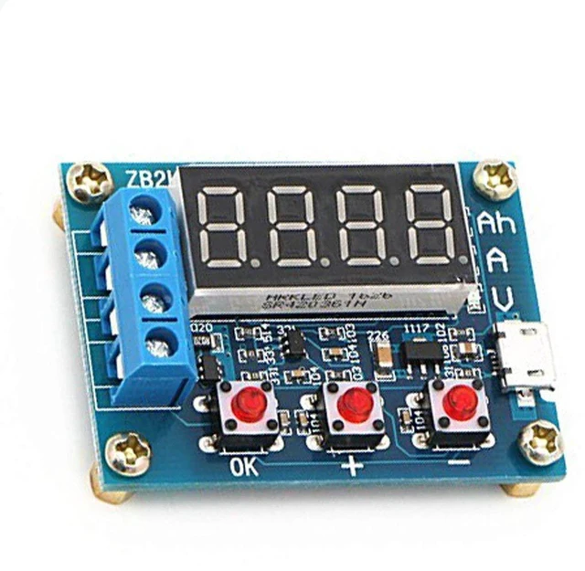 Alt view image 4 of 5 - AJMRTC Battery Capacity Tester Discharge Analyzer, 1.5V12V Digital Battery Capacity Meter, Discharge Load Tester for Li-ion, Lead Acid, Ni-MH, AA AAA Battery, Capacity Testing, Discharge Measurement