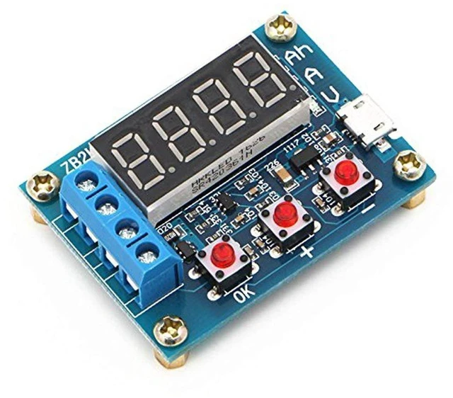 Alt view image 3 of 5 - AJMRTC Battery Capacity Tester Discharge Analyzer, 1.5V12V Digital Battery Capacity Meter, Discharge Load Tester for Li-ion, Lead Acid, Ni-MH, AA AAA Battery, Capacity Testing, Discharge Measurement