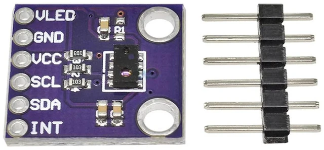 Alt view image 2 of 6 - AJMRTC 3Pcs AP3216 ALS PS Module, Digital Ambient Light & Proximity Distance Sensor, I2C Interface for Light Intensity Detection and Object Sensing