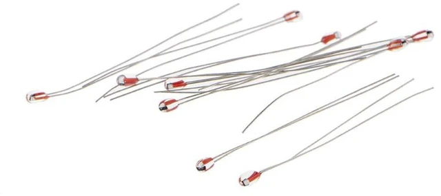 Alt view image 3 of 4 - AJMRTC 10Pcs 3D Printer NTC Thermistor, 100K 1% High Accuracy B-Value Temperature Sensor for Hotend Extruder Heating Bed