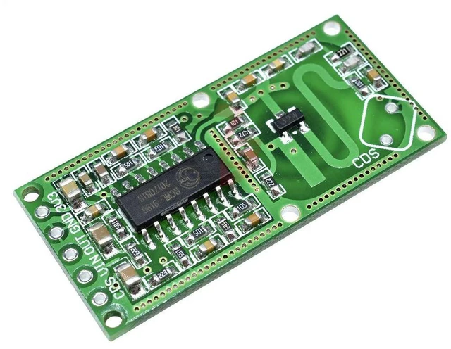Alt view image 5 of 5 - AJMRTC 5Pcs RCWL-0516 Microwave Radar Sensor Module, Doppler Human Motion Detector, 3.3V Digital Output, Penetrable Non-PIR Induction for Smart Light and Alarm Projects