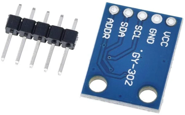 Alt view image 3 of 4 - AJMRTC 3Pcs GY-302 BH1750FVI Digital Light Intensity Sensor Module, I2C Ambient Light Illuminance Detector for Arduino STM32 Raspberry Pi