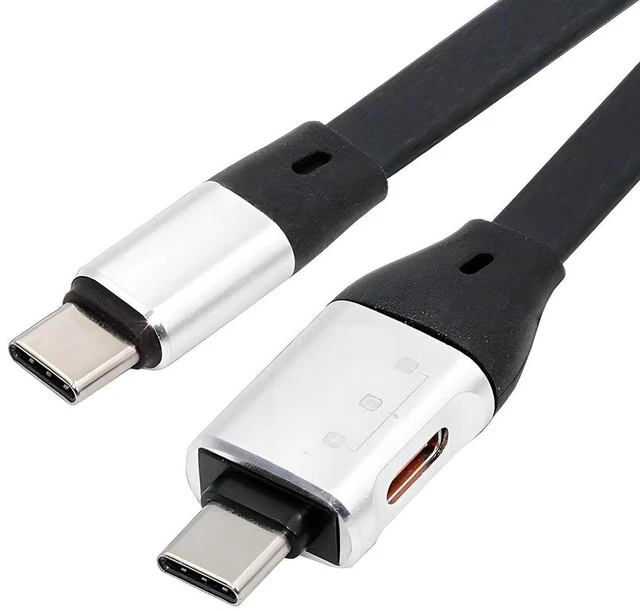 Main image of AJMRTC USB C 1 to 2 OTG Splitter Cable, 10Gbps Data, PD 65W Fast Charging, Type-C OTG Adapter for iPhone 15 16, External Sound Card, DAC, SSD Hard Drive, Digital Headphones