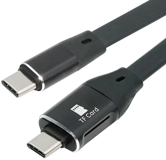 Main image of AJMRTC USB C 1 to 2 OTG Splitter Cable, 10Gbps SuperSpeed Data Transfer, PD 15W Fast Charging, Type-C OTG Adapter Cord for iPhone 15 16, Sound Card, Decoder, External SSD, Micro SD Card Reader
