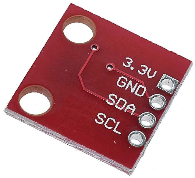 Alt view image 3 of 4 - AJMRTC HTU21D Temperature Humidity Sensor Breakout Module, I2C IIC Interface, 1.5V-3.6V Low Voltage, High Precision Digital Temp Humidity Sensor Replacement for SHT Series