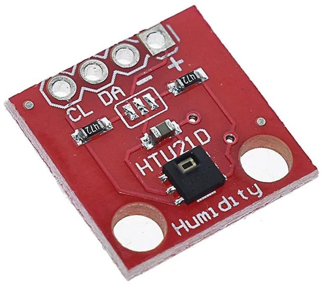 Alt view image 2 of 4 - AJMRTC HTU21D Temperature Humidity Sensor Breakout Module, I2C IIC Interface, 1.5V-3.6V Low Voltage, High Precision Digital Temp Humidity Sensor Replacement for SHT Series