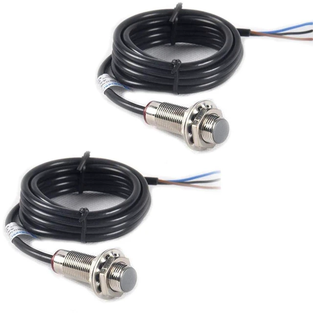 Main image of AJMRTC 2Pcs NJK-5002C Hall Effect Proximity Sensor Switch, NPN 3-Wire Normally Open Magnetic Detection Sensor for Motor Speed Counting, Automatic Control