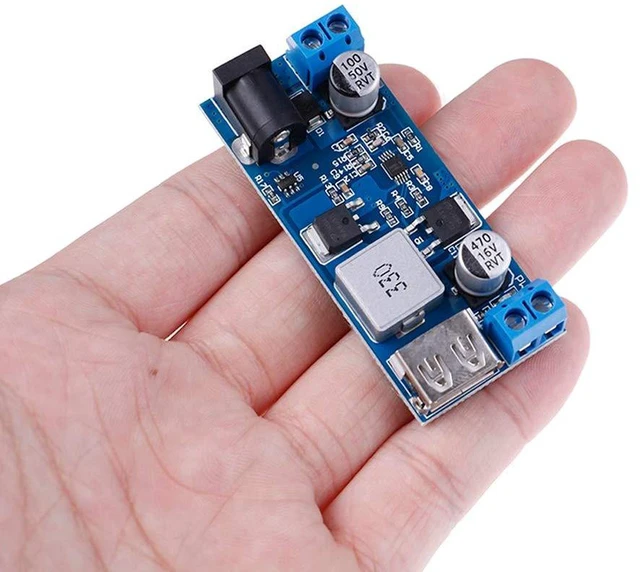 Alt view image 3 of 7 - AJMRTC USB Step Down Voltage Regulator Module, 6A Max Output, Fixed 5.2V, 25-30W Power, Synchronous Rectification DC-DC Buck Converter for Power Supply DIY