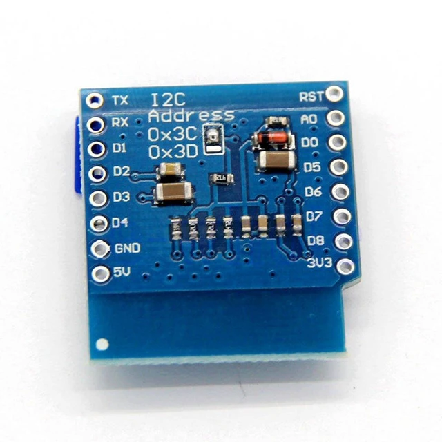 Alt view image 5 of 5 - AJMRTC 0.66 Inch Mini OLED Display Module, I2C IIC Interface, 64x48 Pixels, 3.3V Low Power Small OLED Screen for Arduino ESP32 STM32 DIY Indicator Project