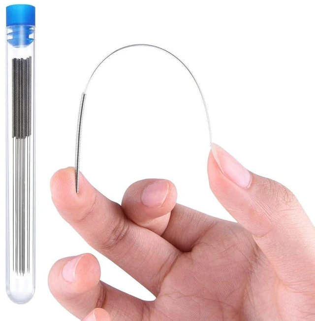 Alt view image 2 of 6 - AJMRTC 10Pcs 3D Printer Nozzle Cleaning Needle Kit, Stainless Steel Unclogging Needles, Mixed Sizes 0.15mm 0.2mm 0.25mm 0.3mm 0.35mm 0.4mm for 3D Printing Nozzle Blockage Removal