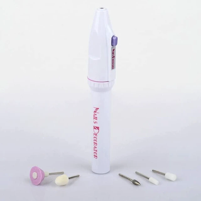 Alt view image 4 of 7 - AJMRTC Professional Electric Nail File Manicure Pedicure Set, Portable Electric Nail Cutter with 5 Interchangeable Grinding Heads for Nail Shaping, Buffing, Cuticle and Callus Removal