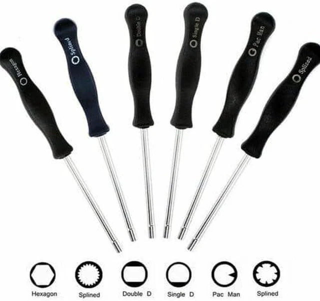 Alt view image 5 of 7 - AJMRTC 6 Pack Carburetor Adjustment Tool Set, Carburetor Tune-up Adjuster Kit with 21-Teeth Spline, Common Screwdriver for 2 Cycle Small Engine Chainsaw Weed Eater Trimmer