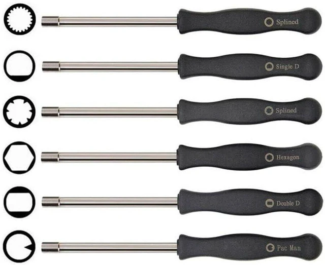 Alt view image 2 of 7 - AJMRTC 6 Pack Carburetor Adjustment Tool Set, Carburetor Tune-up Adjuster Kit with 21-Teeth Spline, Common Screwdriver for 2 Cycle Small Engine Chainsaw Weed Eater Trimmer