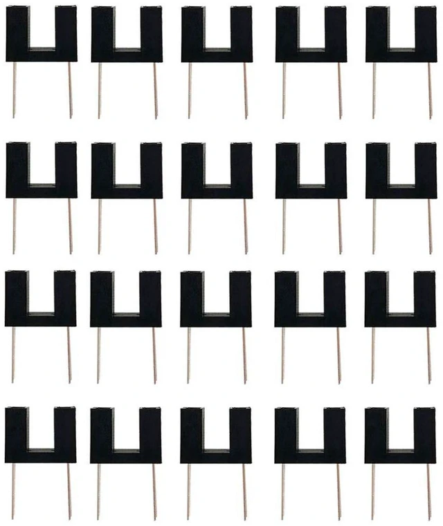 Main image of AJMRTC 20Pcs ITR9608 ITR9608F DIP-4 Photo Interrupter Sensor, Slotted Optical Optocoupler Infrared Beam Break Sensor for Counting, Speed Detection, Arduino Electronic DIY