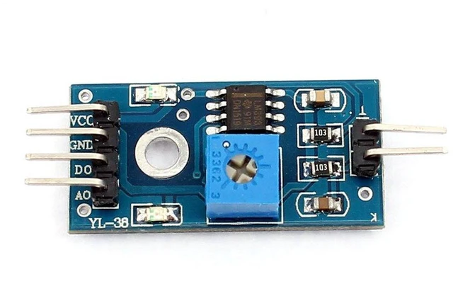 Alt view image 3 of 5 - AJMRTC 3Pcs LM393 Rain Drop Sensor Module, Rainfall Weather Moisture Detector Board with Adjustable Sensitivity for Rain Monitoring, Smart Home, Arduino DIY Project