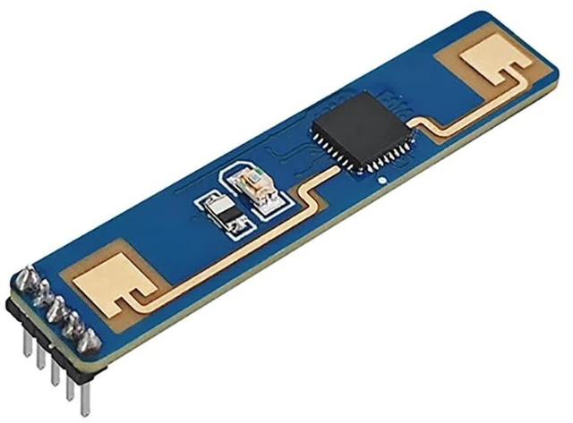 Alt view image 2 of 6 - AJMRTC HK-LD2410D-B 24GHz Millimeter Wave Human Presence Radar Sensor Module, 6M Static & Motion Perception Detector with TTL UART Serial, Bluetooth APP Configuration, Single Module for Smart Home