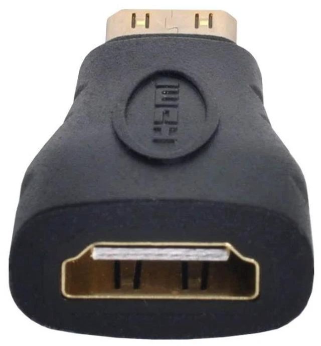 Alt view image 6 of 6 - AJMRTC Mini HDMI Male to HDMI Female Adapter, Mini HDMI Type C to HDMI Type A Female Converter, 4K 60Hz High Speed Connector for Camera, Camcorder, Tablet, DSLR, Laptop, Projector