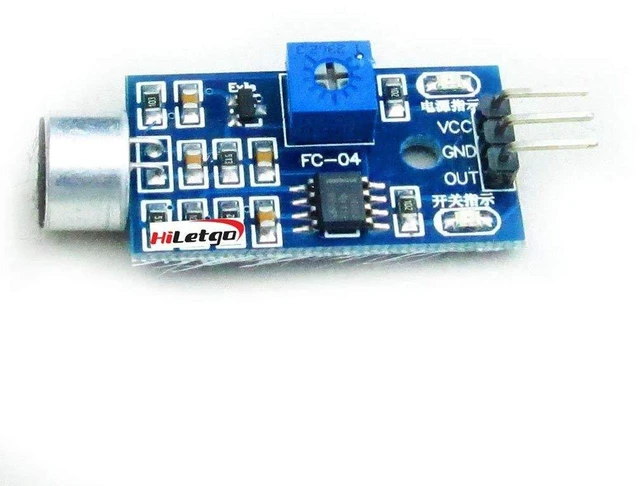 Alt view image 3 of 5 - AJMRTC 5Pcs Sound Detection Sensor Module, Voice Activated Sound Control Switch Module, Adjustable Sensitivity Sound Trigger Sensor for Arduino, Raspberry Pi, Smart DIY Projects