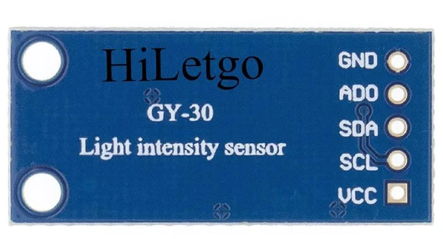 Alt view image 4 of 5 - AJMRTC GY-30 BH1750FVI Digital Ambient Light Intensity Sensor Module, I2C Lux Illumination Detector, 1-65535Lux Light Sensor for Arduino, Raspberry Pi, Smart Lighting Projects