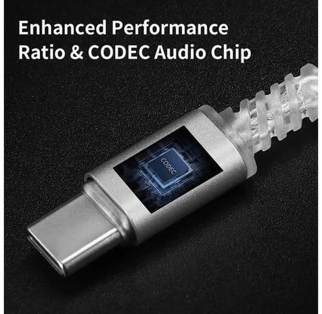 Alt view image 5 of 7 - AJMRTC QKZ TC100 IEM Replacement Cable, Type-C Plug with Inline Microphone, 2Pin 0.75mm HiFi In Ear Monitor Upgrade Cord for KZ ZSN, ZSX PRO X, ZS10, CCA, TRN IEM Earphones