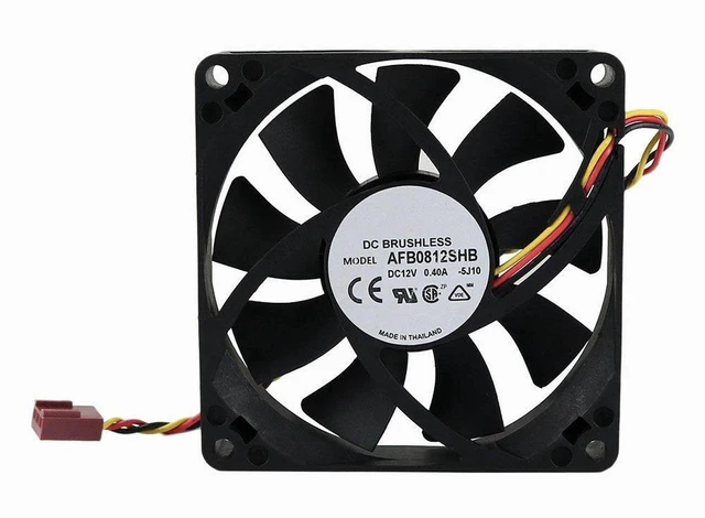 Main image of AJMRTC TwinkleBay Replacement Cooling Fan for AFB0812SHB, 80x80x15mm 8015 12V DC Brushless Low Noise Axial Fan for PC Case, Router, Inverter, Network Switch & Industrial Equipment