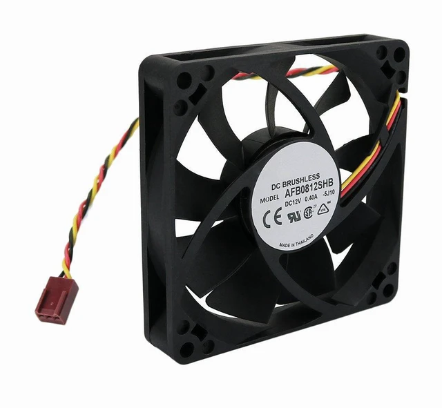 Alt view image 4 of 5 - AJMRTC TwinkleBay Replacement Cooling Fan for AFB0812SHB, 80x80x15mm 8015 12V DC Brushless Low Noise Axial Fan for PC Case, Router, Inverter, Network Switch & Industrial Equipment