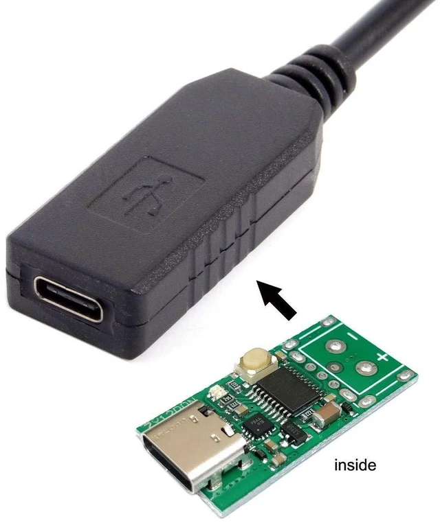 Alt view image 4 of 7 - AJMRTC CY USB C to Cigarette Lighter Receptacle Cable, Built-in PD Trigger Chip, 20V 65W Max Power, Type-C Male to Car Cigarette Lighter Female Socket Power Adapter Cord for Car Air Pump, Dash Cam