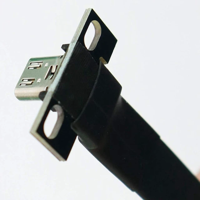 Alt view image 4 of 7 - AJMRTC USB3.2 Type-C Female to Type-E Male Internal Adapter Cable, T8T-F6A+BK, 15cm, 10Gbps High Speed 20Pin Header Converter Cord for Motherboard Front Panel USB-C Expansion, ITX PC Build