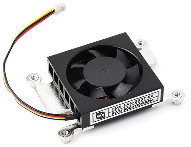 Alt view image 6 of 6 - AJMRTC M8004 5V PWM Cooling Fan, Low Noise Radiator Replacement Fan for Raspberry Pi CM5 Compute Module 5, 4Pin PWM Speed Adjustable Silent Axial Fan for CM5 IO Board, Embedded & Industrial Carrier