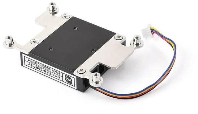 Alt view image 2 of 6 - AJMRTC M8004 5V PWM Cooling Fan, Low Noise Radiator Replacement Fan for Raspberry Pi CM5 Compute Module 5, 4Pin PWM Speed Adjustable Silent Axial Fan for CM5 IO Board, Embedded & Industrial Carrier