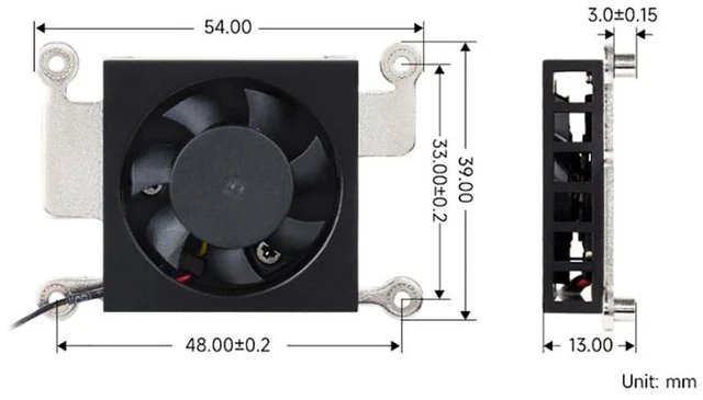 Alt view image 4 of 6 - AJMRTC M8004 5V PWM Cooling Fan, Low Noise Radiator Replacement Fan for Raspberry Pi CM5 Compute Module 5, 4Pin PWM Speed Adjustable Silent Axial Fan for CM5 IO Board, Embedded & Industrial Carrier