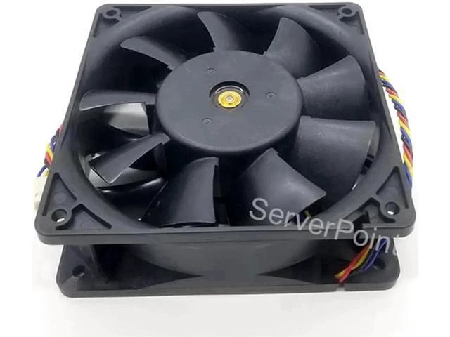 Alt view image 2 of 2 - AJMRTC Replacement Cooling Fan for NIDEC VA450DC V34809-90, 120x120x38mm DC12V 3.3A 4-Pin PWM High Airflow Violent Speed Fan for Server, Mining Rig, Industrial Cabinet
