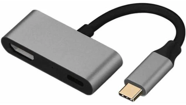 Main image of AJMRTC USB 3.1 Type C to HDMI Adapter with PD Power Delivery Port, 4K@30Hz USB-C Video Converter for MacBook Pro 2018, Laptop, Tablet, Phone, Monitor, TV